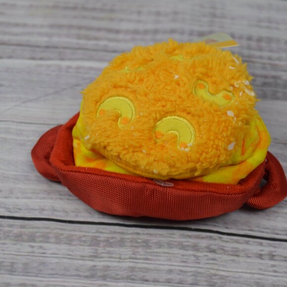 Bark Box Dog Toy Mac N' Jeez Cheese Squeaker Crinkle Small 0-20 Lbs NEW - Picture 10 of 12